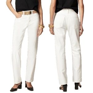 J. Crew Womens Slouchy Jean White Denim Size 31 NWT